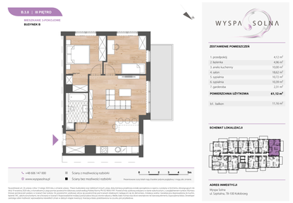 Mieszkanie w inwestycji: Wyspa Solna Etap III, budynek B