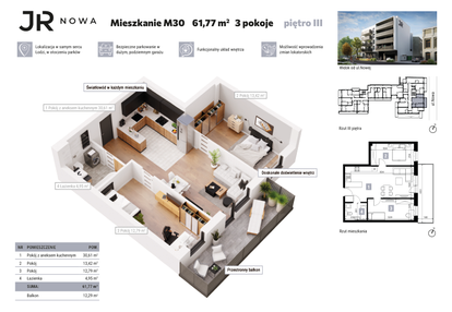 Mieszkanie w inwestycji: JR Nowa