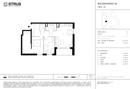 Mieszkanie w inwestycji: Nocznickiego 29 bud. A