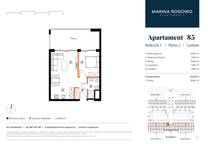 Mieszkanie w inwestycji: Apartamenty Marina Rogowo