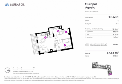 Mieszkanie w inwestycji: Murapol Agosto