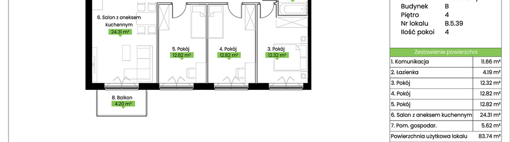Mieszkanie w inwestycji: JA_SIELSKA V