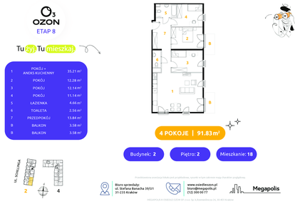 Mieszkanie w inwestycji: Osiedle Ozon etap VIII