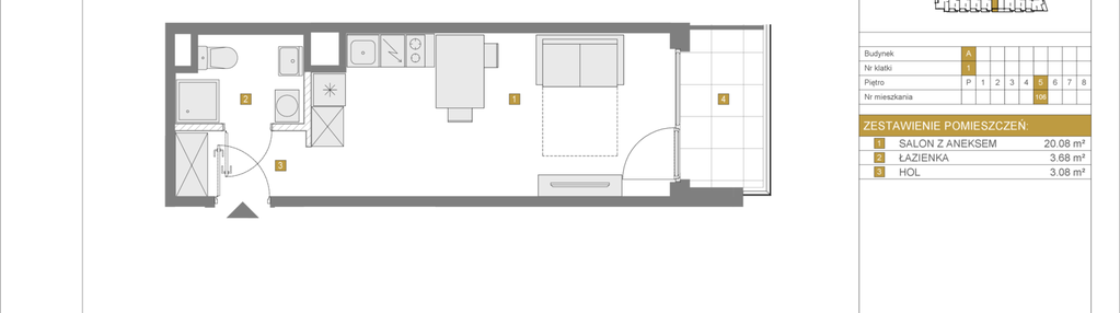 Mieszkanie w inwestycji: Apartamenty Grzybowska 11