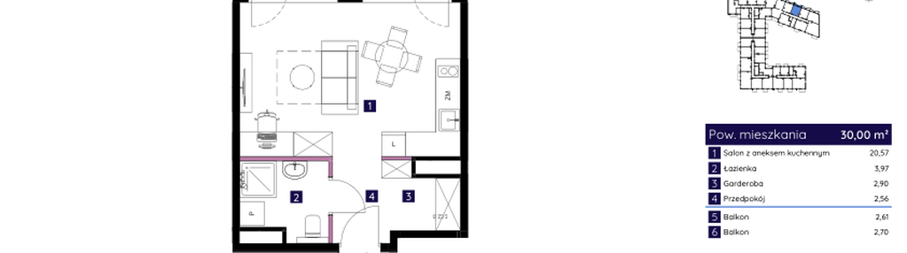 Mieszkanie w inwestycji: Osiedle Neonowe