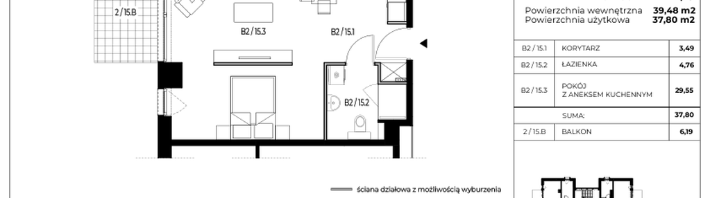 Mieszkanie w inwestycji: Apartamenty Klimatyczna