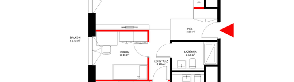 Mieszkanie w inwestycji: INSPIRE ETAP IV, V – bud. E, F, G