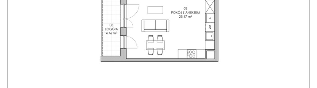 Mieszkanie w inwestycji: Skwer Harmonia II