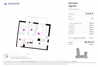 Mieszkanie w inwestycji: Murapol Agosto