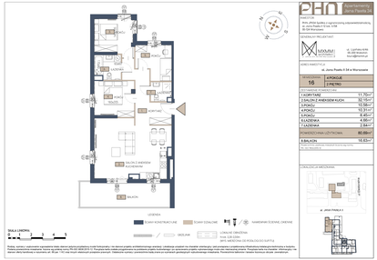 Mieszkanie w inwestycji: Apartamenty Jana Pawła 34