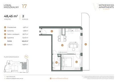 Mieszkanie w inwestycji: Witkiewicza Apartments