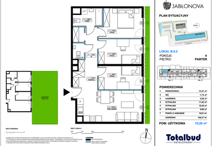 Mieszkanie w inwestycji: Jabłonova