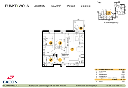 Mieszkanie w inwestycji: Punkt Wola