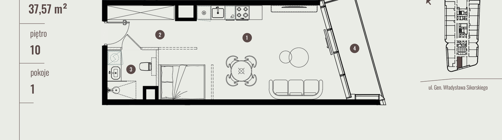 Mieszkanie w inwestycji: Quorum Tower