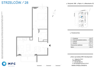 Mieszkanie w inwestycji: Strzelców 28