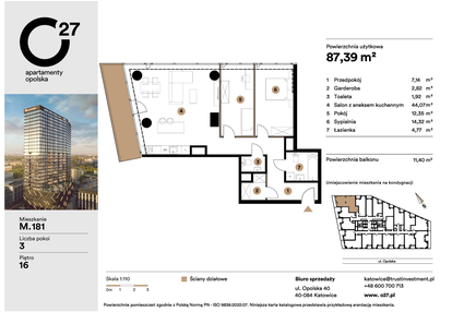 Mieszkanie w inwestycji: O27 Apartamenty Opolska