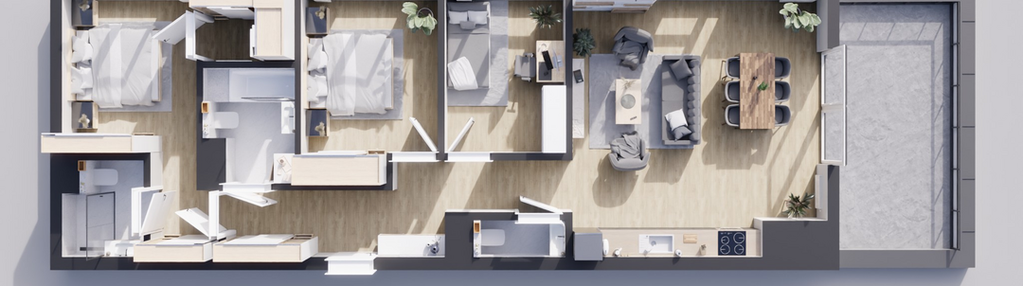 Mieszkanie w inwestycji: Odrzańskie Bulvary