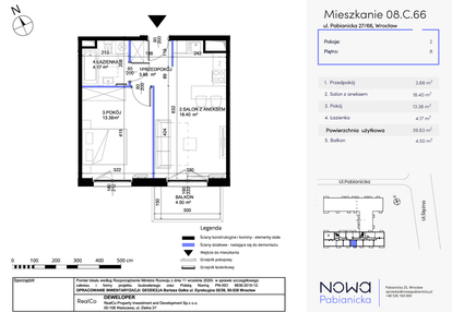 Mieszkanie w inwestycji: Nowa Pabianicka