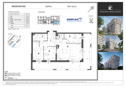 Mieszkanie w inwestycji: Dzielnica Kielczanka etap II