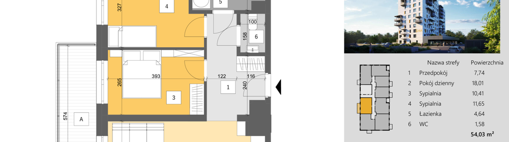 Mieszkanie w inwestycji: Dworzysko Park - Etap III