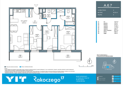 Mieszkanie w inwestycji: Rakoczego 17