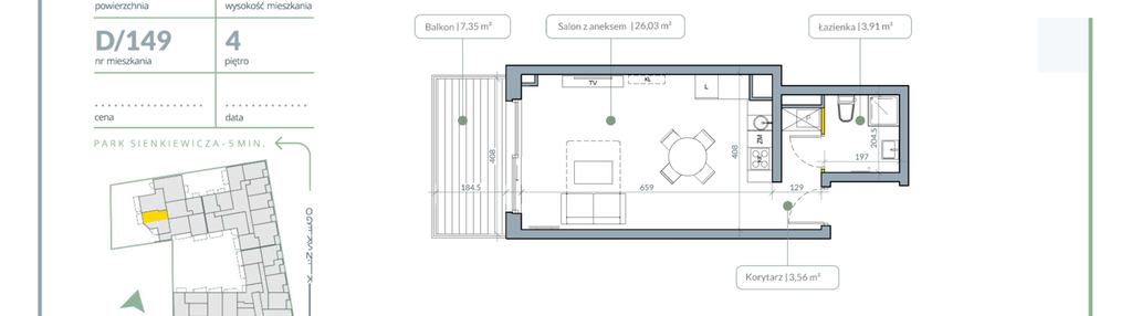 Mieszkanie w inwestycji: Flora Śródmieście