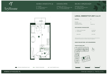 Mieszkanie w inwestycji: IVY HOUSE - Apartamenty inwestycyjne