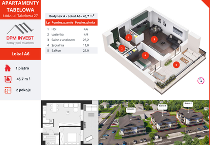 Mieszkanie w inwestycji: Apartamenty Tabelowa