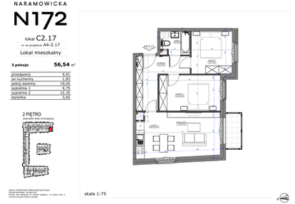 Mieszkanie w inwestycji: Naramowicka 172