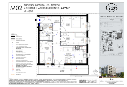 Mieszkanie w inwestycji: Gęsia 26 - Bud. A2