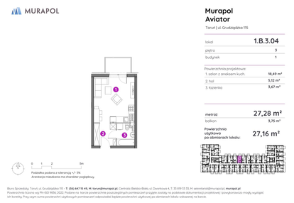 Mieszkanie w inwestycji: Murapol Aviator