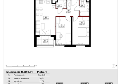 Mieszkanie w inwestycji: Skwer Witosa