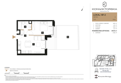 Mieszkanie w inwestycji: Konwiktorska Residence