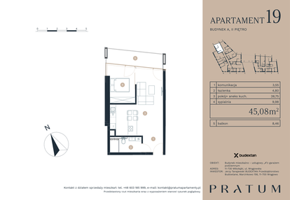 Mieszkanie w inwestycji: Pratum Apartamenty Etap I