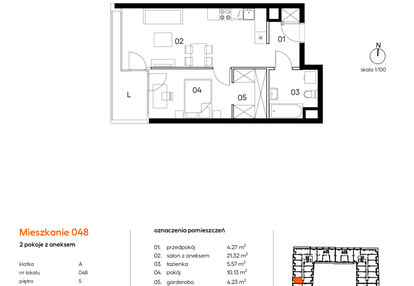 Mieszkanie w inwestycji: Miasto Polskich Mistrzów Olimpijskich II