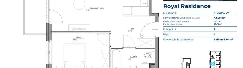 Mieszkanie w inwestycji: Royal Residence 6B