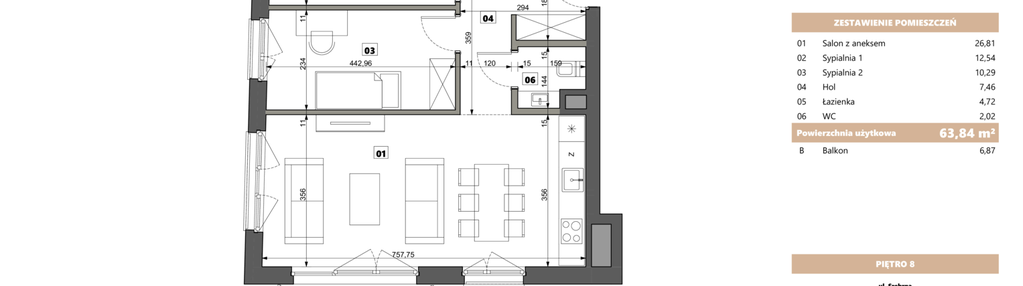 Mieszkanie w inwestycji: Srebrna 5