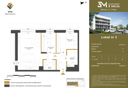 Mieszkanie w inwestycji: Apartamenty 3 Maja