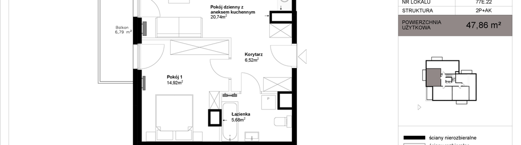 Mieszkanie w inwestycji: Strzeszyńska 77