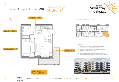 Mieszkanie w inwestycji: Osiedle Słoneczny Łąkoszyn bud. 4