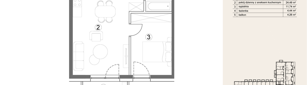 Mieszkanie w inwestycji: Waterlane Vibe