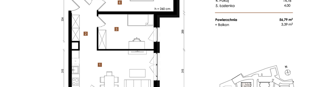 Mieszkanie w inwestycji: Apartamenty Sudetia