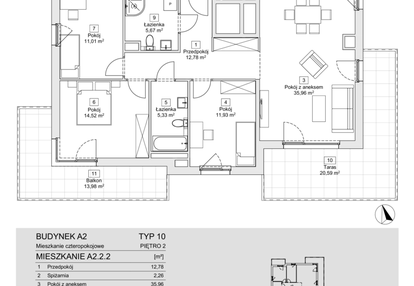 Mieszkanie w inwestycji: Zacisze Marcelin IIIa