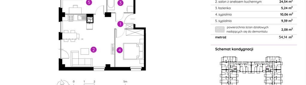 Mieszkanie w inwestycji: Murapol Apartamenty na Wzgórzu - bud. 4 i 5