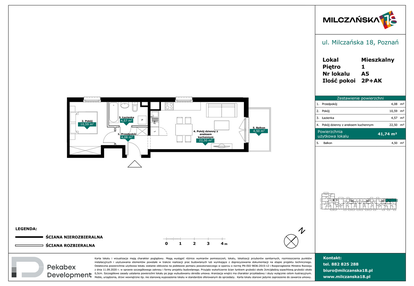 Mieszkanie w inwestycji: Milczańska 18