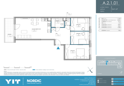Mieszkanie w inwestycji: Nordic Powstańców Śląskich