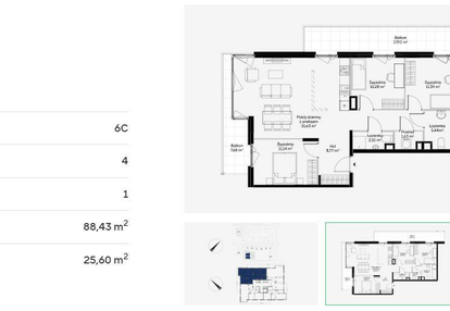 Mieszkanie w inwestycji: Jaśminowy Mokotów etap VI