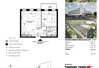 Mieszkanie w inwestycji: Apartamentowiec Zwycięska 3