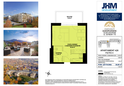 Mieszkanie w inwestycji: Apartamenty Zakopiańskie