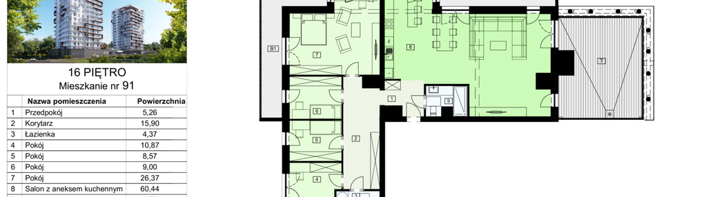 Mieszkanie w inwestycji: Dzielnica Parkowa VII